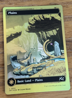 MTG Aetherdrift, Plains 0512 - First Place Foil - Image 1