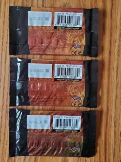 MAGIC THE GATHERING Lot of (3) SAVIORS OF KAMIGAWA Factory Sealed Booster Packs - Image 2