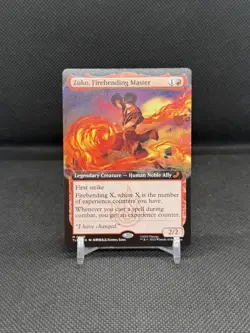 Magic The Gathering Zuko, Firebending Master (Extended Art) Avatar 200 Normal NM - Image 1