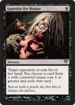 MTG - Appetite for Brains - Foil - Avacyn Restored - NM, English Magic FLAT RATE - Image 1