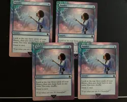 Ponder (Doctor Who) ALTERED, playset of four (4) hand-painted extended art - Image 1