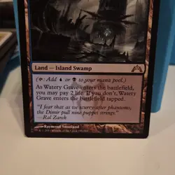Watery Grave Gatecrash Wizards MTG Land Rare Raymond Swanland 249 English - Image 1