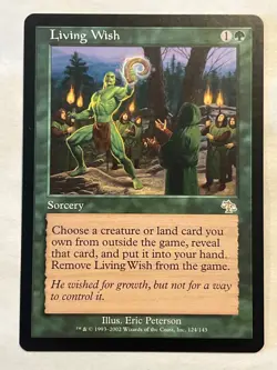 MTG - Living Wish - Judgment - Rare - NM/LP - Magic the Gathering - Image 1