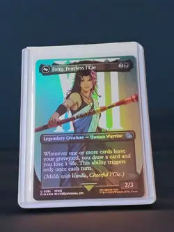 🔥Fang, Fearless l'Cie (Borderless) (Surge Foil) #526 NM Final Fantasy Magic MTG - Image 1