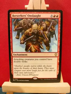 Berserkers' Onslaught - Bloomburrow Commander - Rare - NM - MTG - Image 1