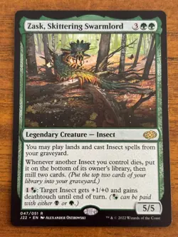 Zask, Skittering Swarmlord - J22 - MTG - 047/051 - Image 1