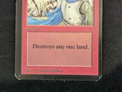 Stone Rain - Alpha - LP - MTG - Magic The Gathering - Red - Sorcery - Image 2