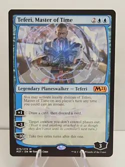 MTG - Teferi, Master of Time | Core Set 2021 | Regular Mythic | 075/274 - Image 1
