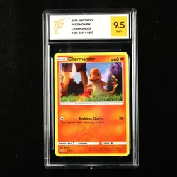 TQG 9.5 MINT+ 2019 Pokemon ENG Charmander 4/18 C - Image 1
