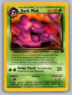 Dark Muk Team Rocket #41/82 Uncommon Pokemon Card - Image 1