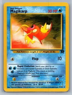 Magikarp Team Rocket #47/82 Uncommon Pokemon Card - Image 1