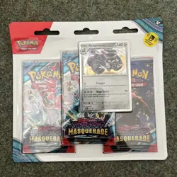 Pokemon TCG Twilight Masquerade 3 Pack Blister-Brand New Factory Sealed - Image 1
