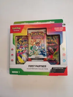 Pokemon TCG First Partner Illustration Collection Box SEALED - Image 1