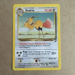 Dodrio 37/130 Vintage 2000 Pokemon TCG Base Set 2 LP - Image 1