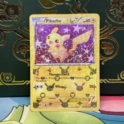 Pokemon Pikachu RC7/RC25 Reverse Holo Legendary Treasures Radiant Collection LP - Image 1