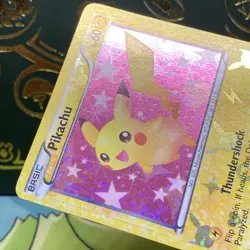 Pokemon Pikachu RC7/RC25 Reverse Holo Legendary Treasures Radiant Collection LP - Image 4