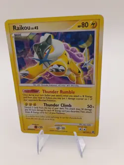 Pokemon Raikou Lv. 42 Secret Wonders 16/132 2007 DPBP#293 - Image 1