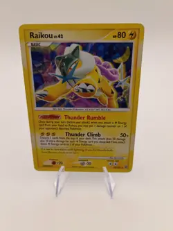 Pokemon Raikou Lv. 42 Secret Wonders 16/132 2007 DPBP#293 - Image 2