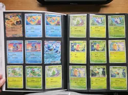 Pokemon 151 Complete Master Base Set 165/165 + promos Mew Binder - Image 1