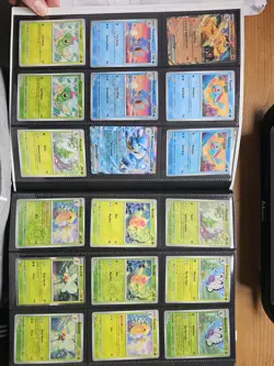 Pokemon 151 Complete Master Base Set 165/165 + promos Mew Binder - Image 2