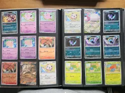 Pokemon 151 Complete Master Base Set 165/165 + promos Mew Binder - Image 5