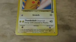 2001 POKEMON PROMO BLACK STAR POKEMON LEAGUE #26 PIKACHU - Image 3
