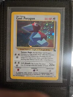 Pokemon Cool Porygon Black Star Promo 15 Wotc - Image 1