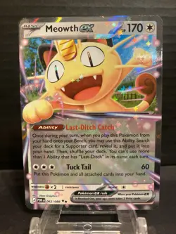 Pokemon Meowth Ex 062/088 Double Rare Perfect Order POR NM+ - Image 2