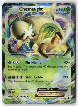 Pokemon Chesnaught EX XY18 Holofoil XY Promos Promo - Image 1