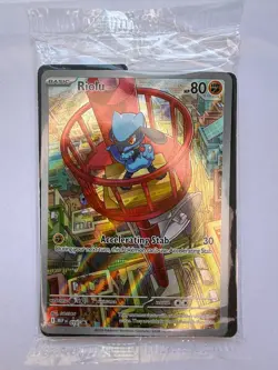 Riolu MEP010 | Black Star Promo | SEALED | Mega Evolution | NM | Pokemon TCG - Image 1