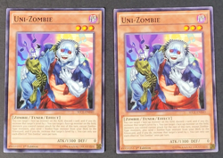 Yugioh TCG - 2x Uni Zombie - SECE-EN040 - NM - Secrets of Eternity - 1st - 2014 - Image 1