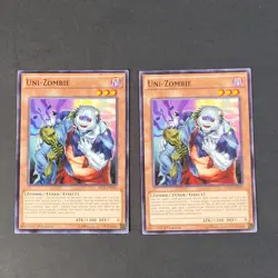 Yugioh TCG - 2x Uni Zombie - SECE-EN040 - NM - Secrets of Eternity - 1st - 2014 - Image 2