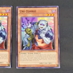 Yugioh TCG - 2x Uni Zombie - SECE-EN040 - NM - Secrets of Eternity - 1st - 2014 - Image 5