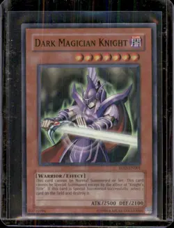 Yugioh! Dark Magician Knight ROD-EN001 Super Parallel Rare Game Promo - HP - Image 1