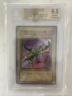 Yu Gi Oh! Curse of dragon lob 1st edition: LOB-E053 - Image 1