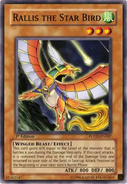 Power of the Duelist #POTD-EN007 Rallis the Star Bird - Image 1