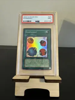 2003 YuGiOh SDJ-041 - Scapegoat - MINT - PSA 9 - Super Rare! - Image 1