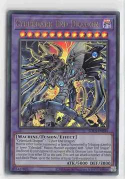 Structure Deck: Cyber Strike Ultra Rare SDCS-EN044 Cyberdark End Dragon - Image 1