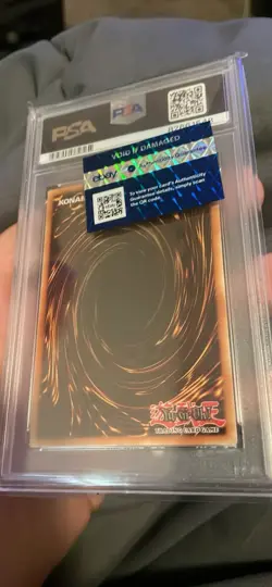 Yu-Gi-Oh Blue-Eyes White Dragon 2022 Ghost Rare 1st Edition PSA 9 - Image 2