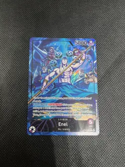 One Piece Adventure On Kami's Island Enel OP15-058 Leader Alt Art English - Image 2