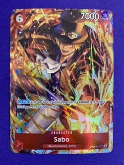 Sabo OP05-007 Alternate Art One Piece Card - Image 1