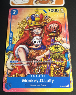 Monkey.D.Luffy (2nd Anniversary Stamped Promo) P-043 One Piece - Image 1