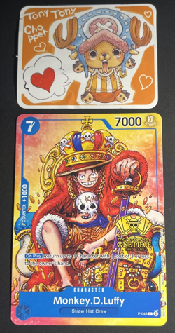 Monkey.D.Luffy (2nd Anniversary Stamped Promo) P-043 One Piece - Image 2