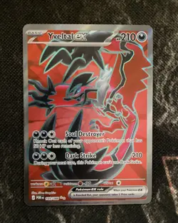 Yveltal EX 105/088 - Pokemon TCG Ultra Rare Full Art Card - Perfect Order - Image 1
