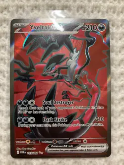Pokemon TCG Perfect Order Yveltal EX 105/088 Ultra Rare Full Art NM Eng - Image 1