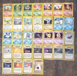 Pokemon Complete Base Unlimited Common / Uncommon Set 70 Cards WOTC Unplayed - Image 3