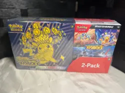 Pokemon Scarlet & Violet Surging Sparks | Elite Trainer Box | 2-Pack | Costco - Image 1