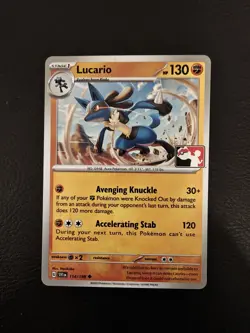 Pokemon TCG - Lucario 114/198 Play Stamped Prize Pack Series 3 Non Holo - Image 1