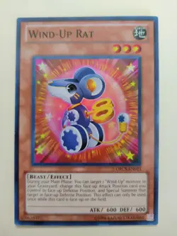 Yugioh! Wind-Up Rat ORCS-EN023 Super Rare LP - Image 1