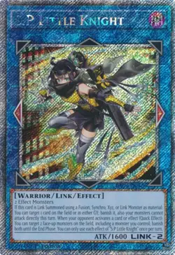 Yugioh! S:P Little Knight - RA03-EN049 - Platinum Secret Rare - 1st Edition Near - Image 1